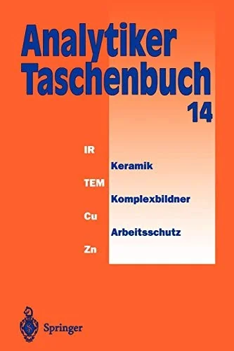 Analytiker-Taschenbuch (Softcover Reprint of the Original 1st 1996)