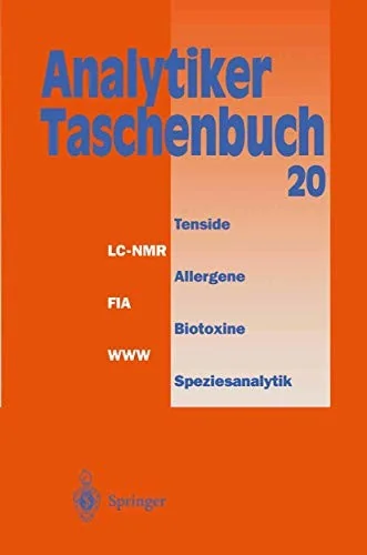 Analytiker-Taschenbuch (Softcover Reprint of the Original 1st 1999)