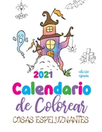 Calendario de Colorear 2021 cosas espeluznantes (edicion espana) — Manga