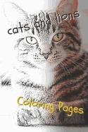Cats and Lions Coloring Pages: Beautiful Landscapes Coloring Pages, Book, Sheets, Drawings — Graphic Novels