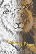 Cats and Lions Coloring Pages: Beautiful Landscapes Coloring Pages, Book, Sheets, Drawings
