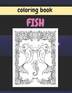 Coloring book fish