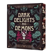 Dark Delights and Demons Coloring Book: Over 150 Macabre Masterpieces to Color with Stunning Sprayed Edges — Horror Comics