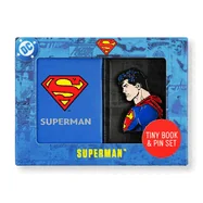 DC Comics: Superman Tiny Book and Pin Set — Superhero Comics