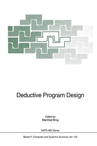 Deductive Program Design (Softcover Reprint of the Original 1st 1996)