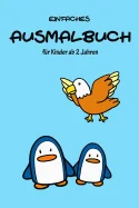 Einfaches Ausmalbuch fur Kinder ab 2 Jahren
