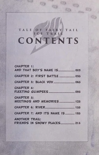 Fairy Tail Ice Trail 1 — Manga