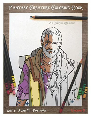 Fantasy Creature Coloring Book: Volume 2 — Fantasy Comics