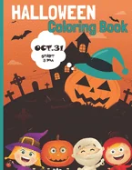 Halloween Coloring book: Activity Books Children and Seniors: Coloring Workbooks for Kids