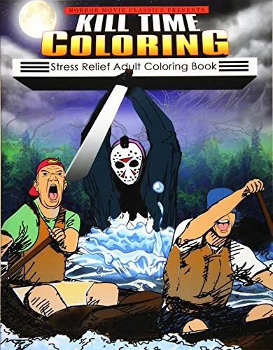 Kill Time Coloring: Stress Relief Adult Coloring Book
