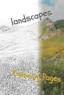 Landscape Coloring Pages: Beautiful Landscapes Coloring Pages, Book, Sheets, Drawings — Graphic Novels