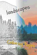 Landscape Coloring Pages: Beautiful Landscapes Coloring Pages, Book, Sheets, Drawings — Graphic Novels