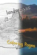 Landscape Coloring Pages: Beautiful Landscapes Coloring Pages, Book, Sheets, Drawings — Graphic Novels