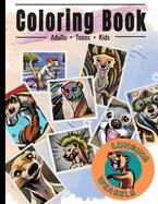 Lunging Weasels Coloring Book