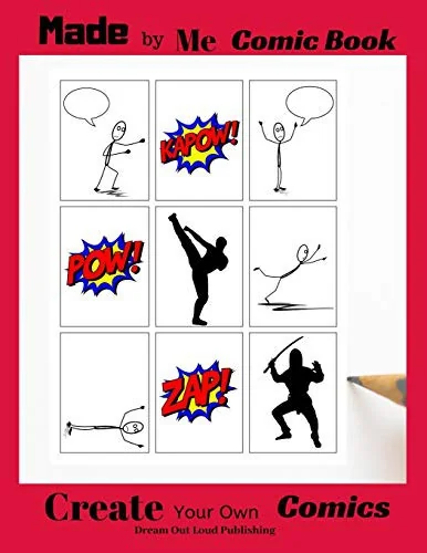 Made by Me Comic Book: Create Your Own Comics — Graphic Novels