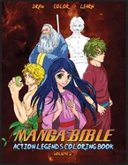 Manga Bible Action Legends Vol 2: Coloring Book — Superhero Comics