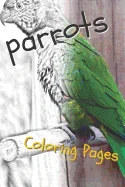 Parrot Coloring Pages: Beautiful Parrots Drawings for Kids and for Adults Relaxation — Graphic Novels