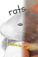 Rat Coloring Pages: Beautiful Rats Drawings for Kids and for Adults Relaxation — Graphic Novels