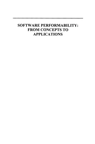 Software Performability: From Concepts to Applications (Softcover Reprint of the Original 1st 1996)