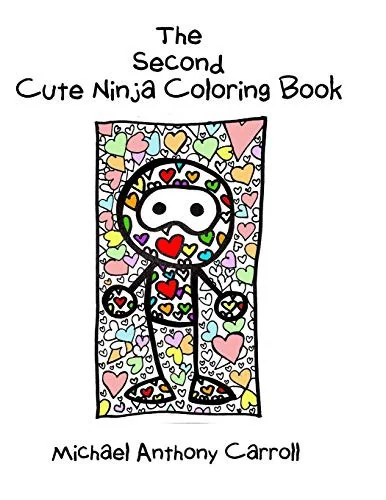 The Second Cute Ninja Coloring Book