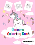 Unicorn Coloring Book: For Kids Ages 4-8, Practice drawing Dot to Dot unicorns. — Graphic Novels