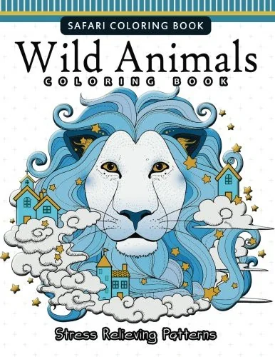 Wild Animals Coloring Books: A Safari Coloring books for Adutls — Horror Comics