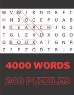 word search book for adults - 200 puzzles - 4000 words: word search book — Graphic Novels